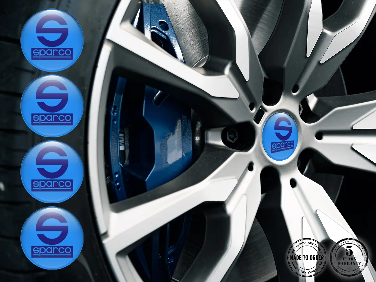 Sparco Silikonsticker Individuell Racing Horizon Marke